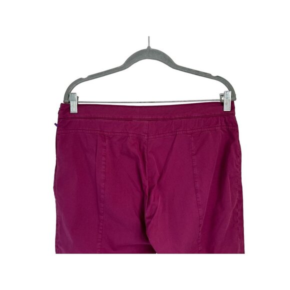 MaxMara Weekend Capri Casual Pants Cotton Chino Khaki Size 10 - Picture 7 of 7